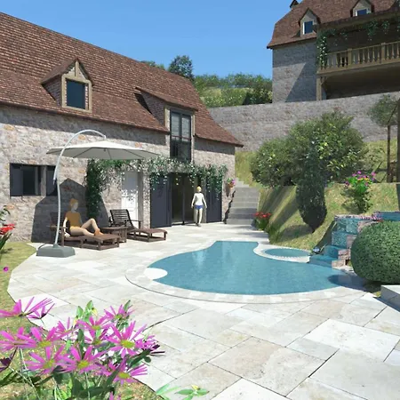Villa Le Moulin Sur Cele - Luxury With Private Pool Saint-Sulpice (Lot)